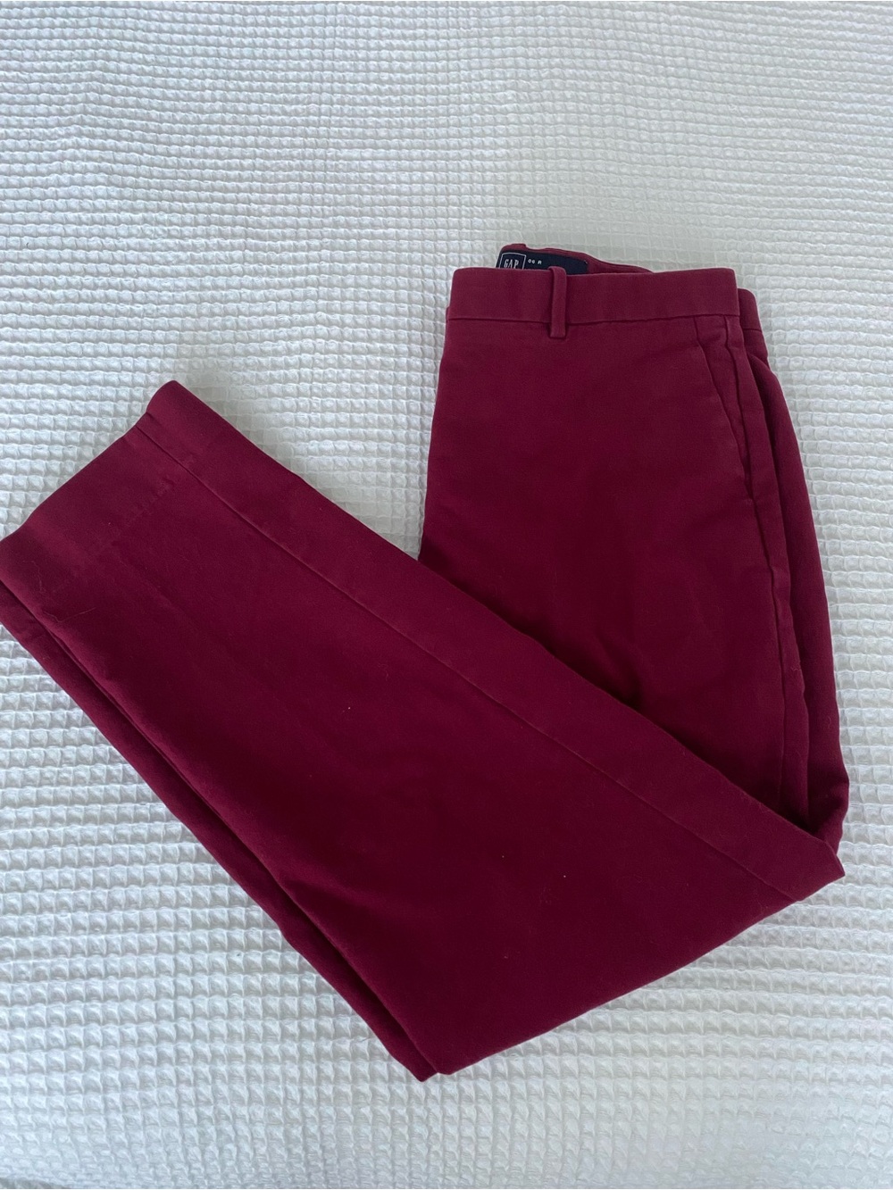GAP Women's Burgundy Cropped Pants